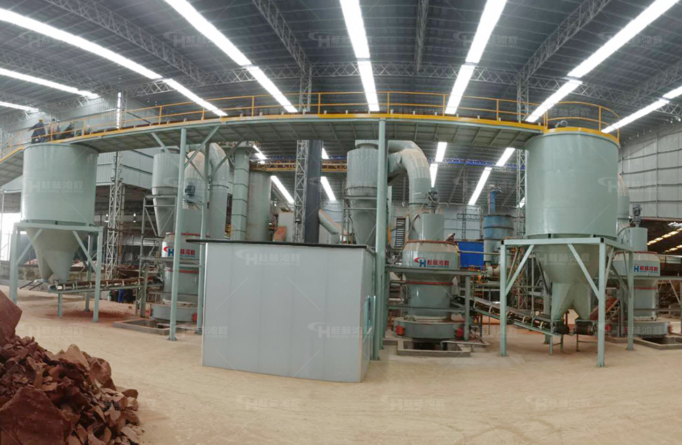 四川某大型瓦业规模加工页岩磨粉项目