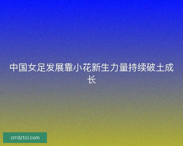 中国女足发展靠小花新生力量持续破土成长